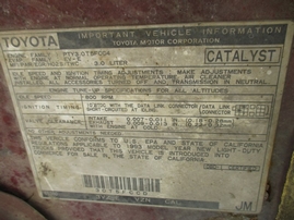 1993 TOYOTA TRUCK BURGUNDY XTRA CAB 3.0L MT 2WD Z15028